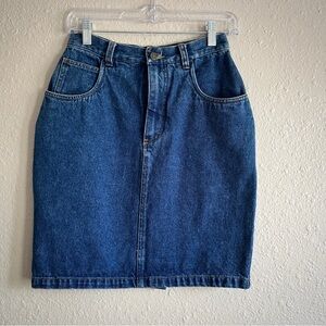 Vintage Cristina denim skirt